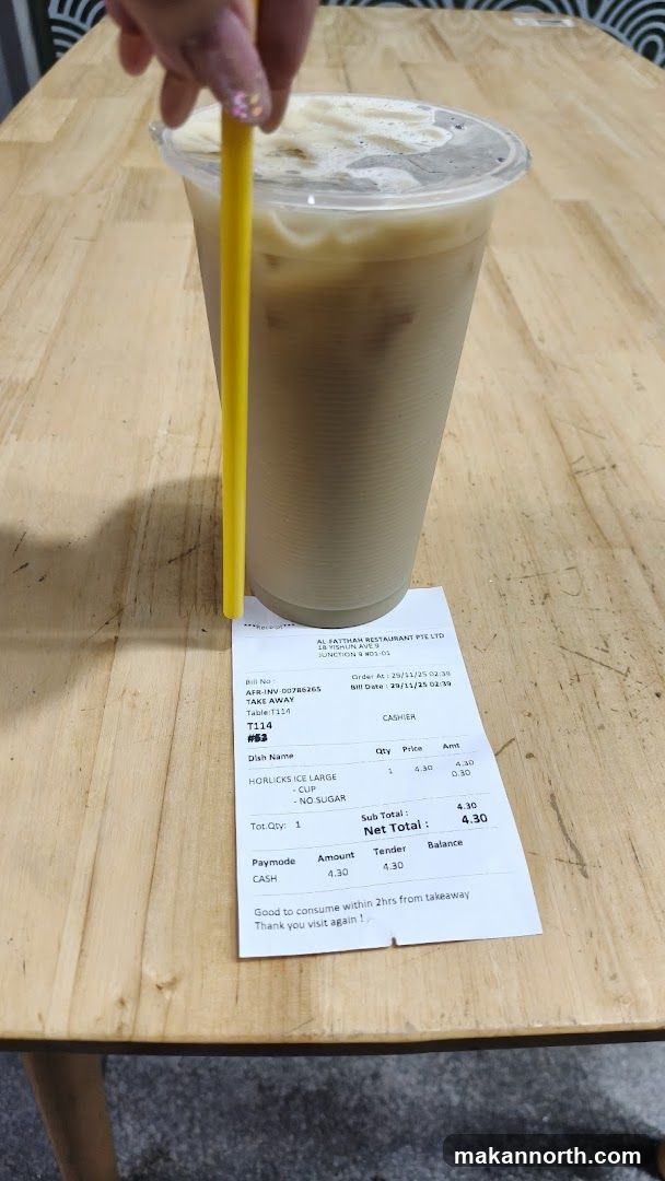 Receipt and Drink
