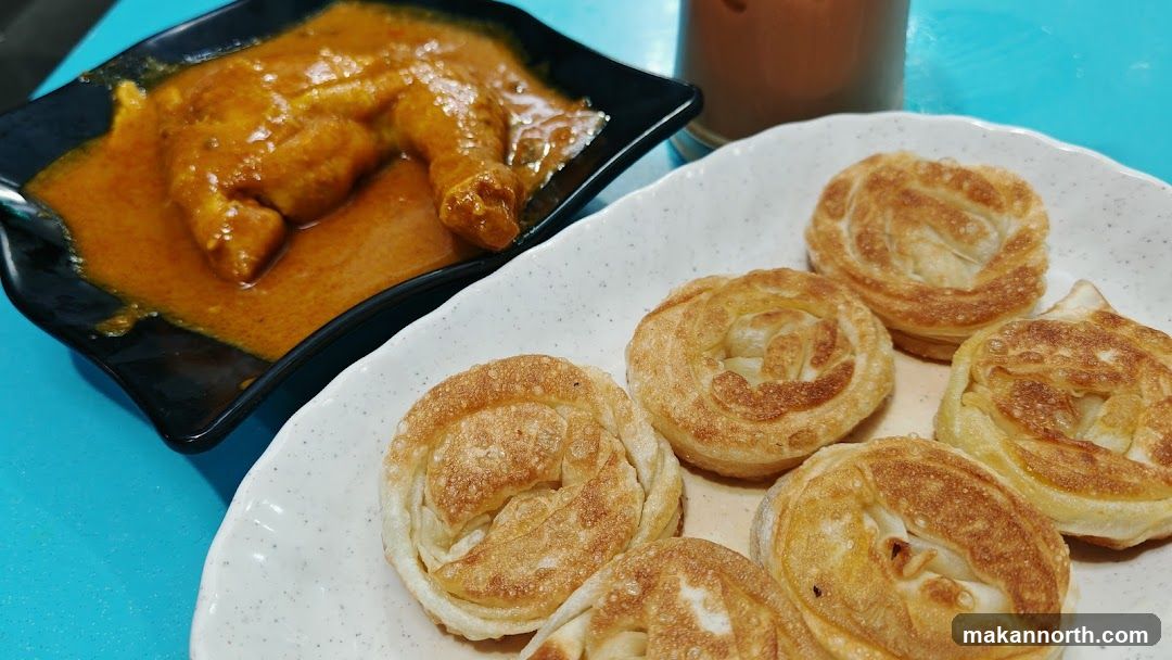 Chicken Curry with Roti Canai