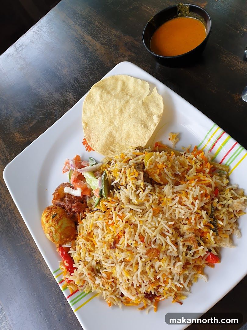 Biryani with Side Dishes