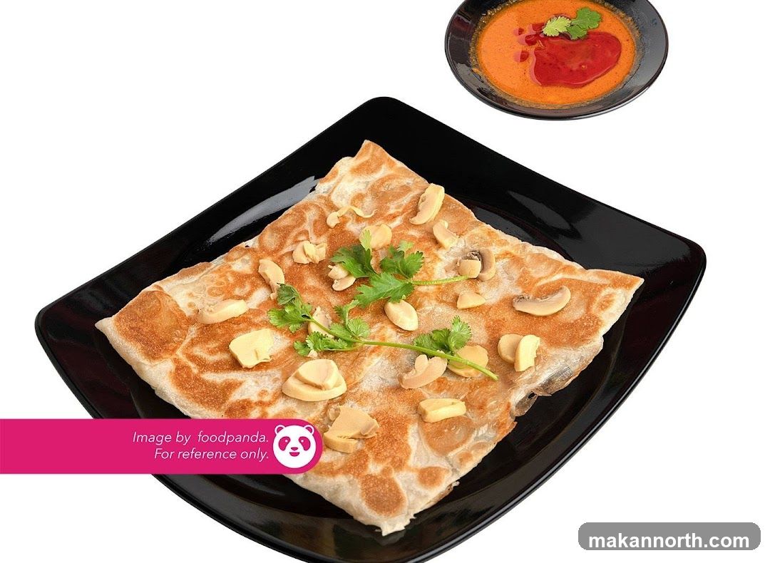 Roti Canai with Curry Sauce