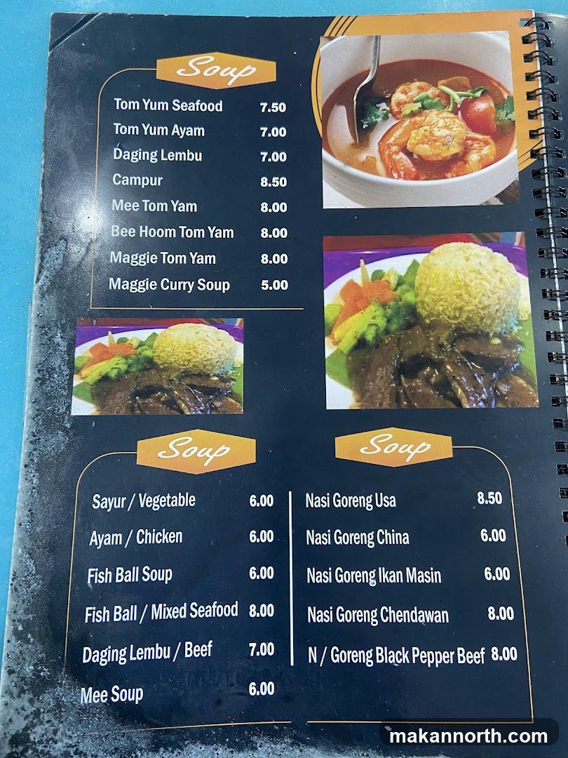 Soup Menu