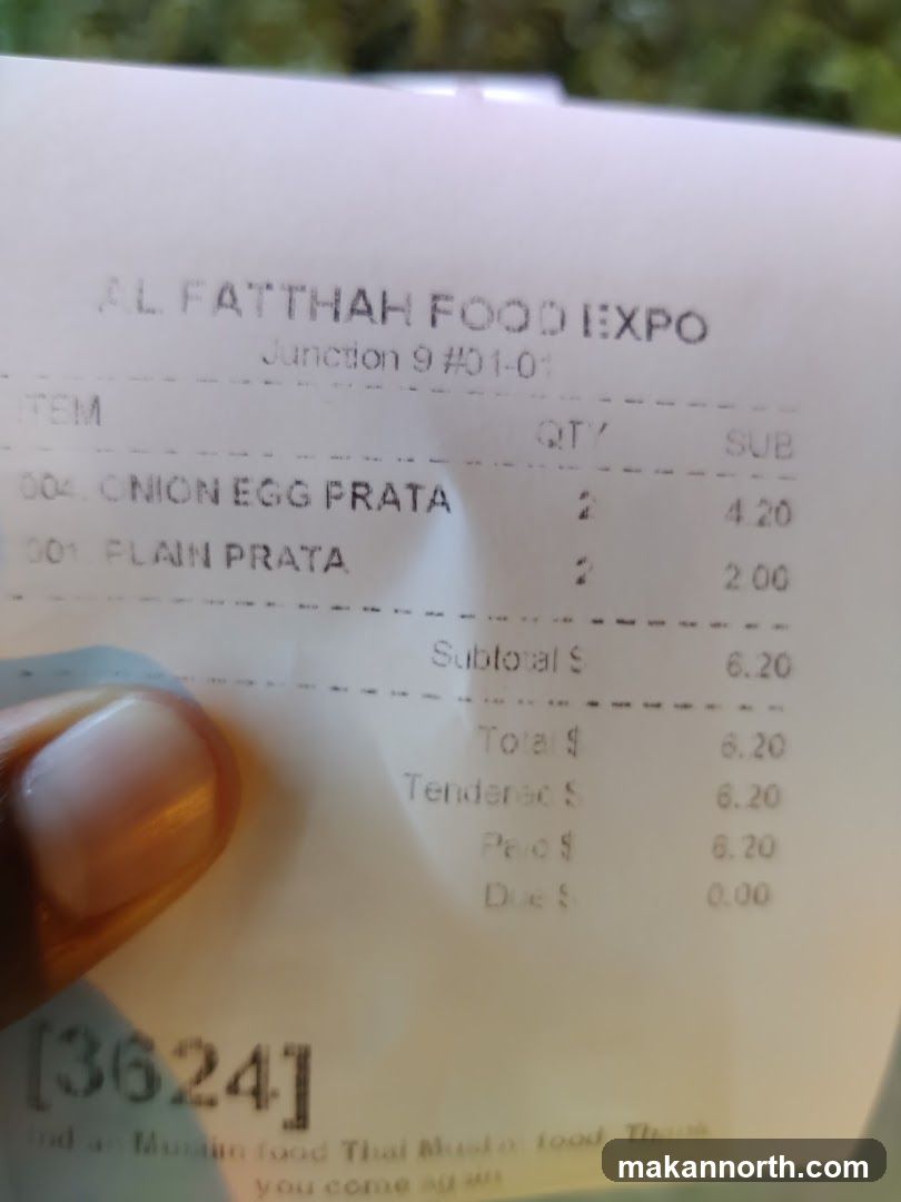 AL FATTHAH FOOD EXPO Receipt
