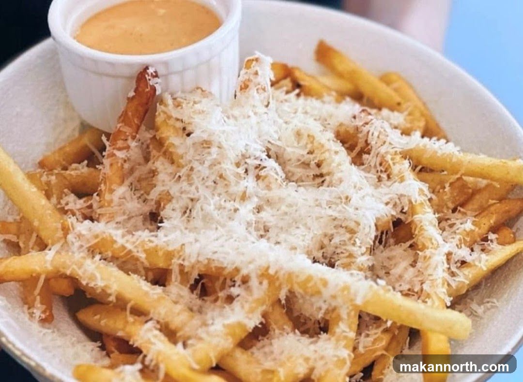 Parmesan Fries with Dipping Sauce