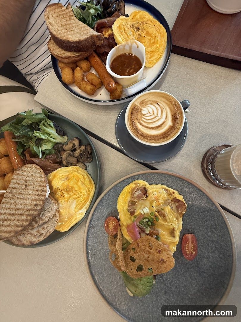 Brunch Spread with Coffee