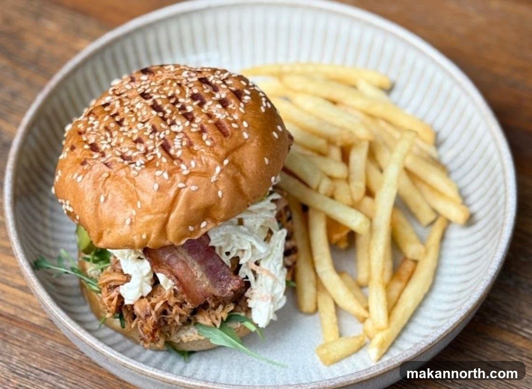 Pulled Pork Sandwich with Fries