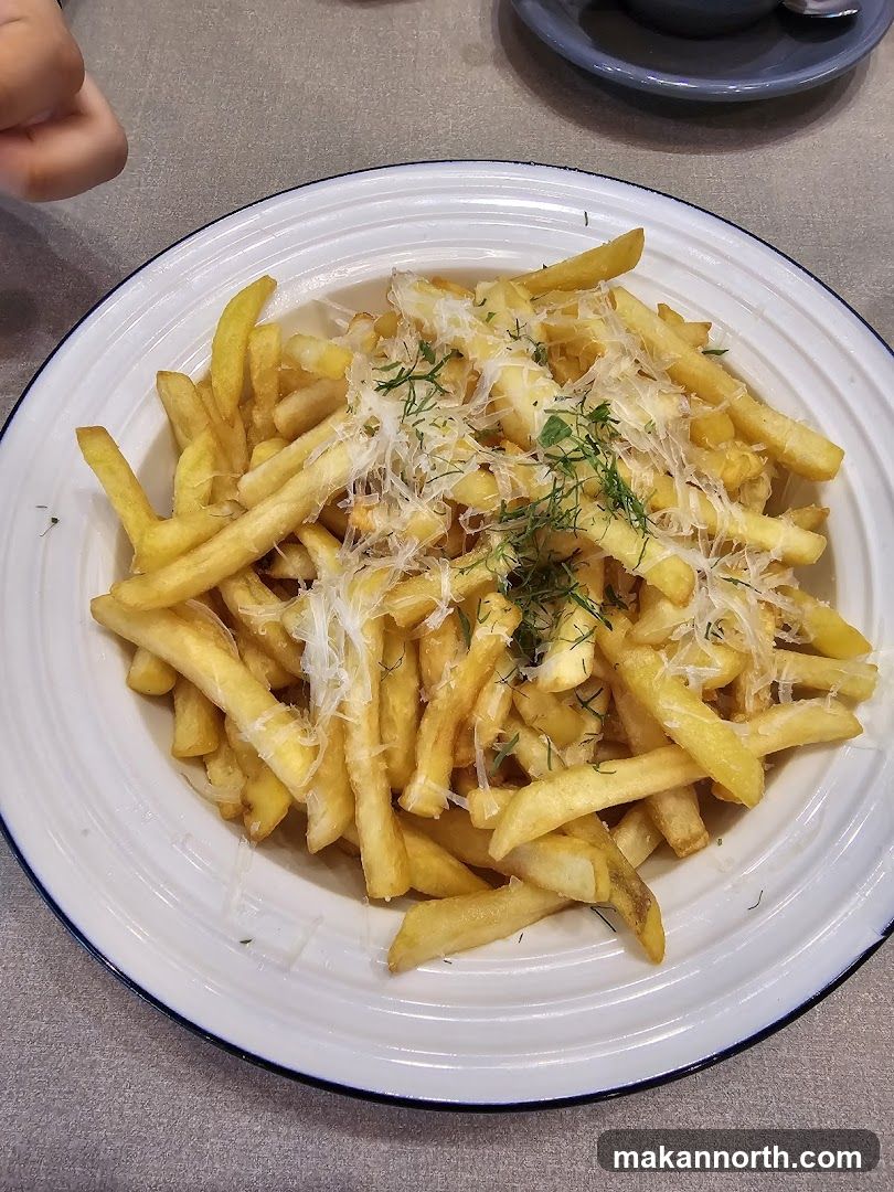 French Fries with Cheese and Herbs