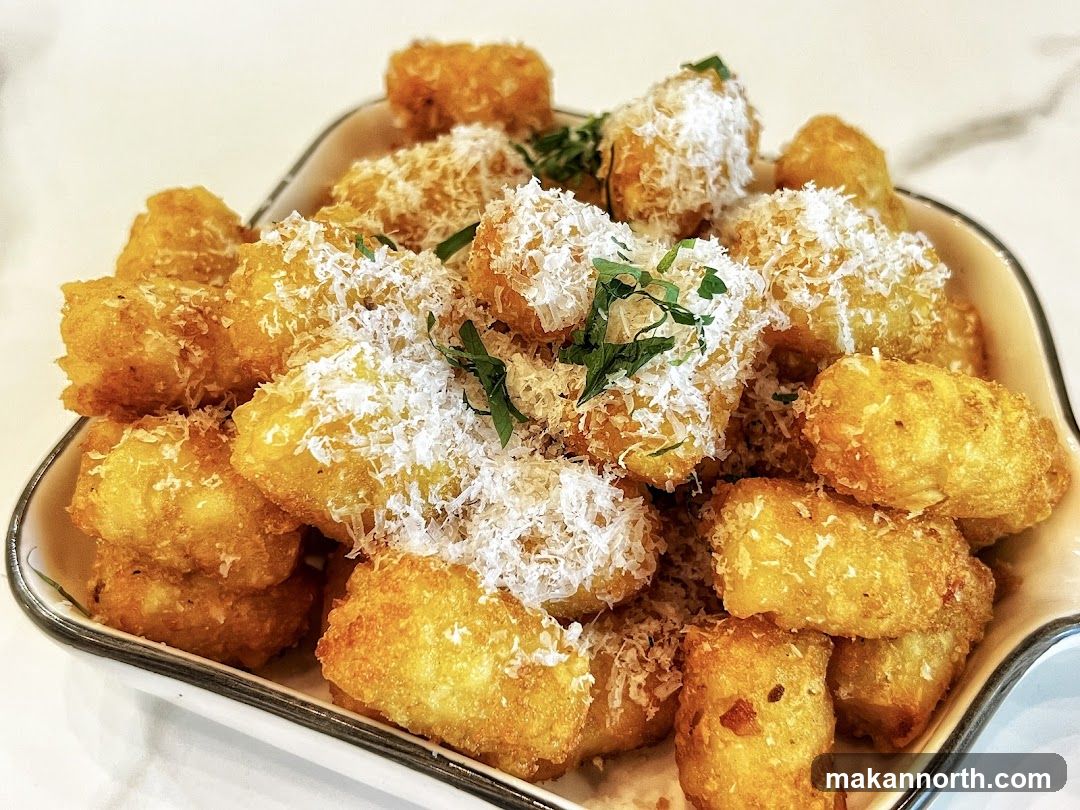 Tater Tots with Parmesan and Herbs