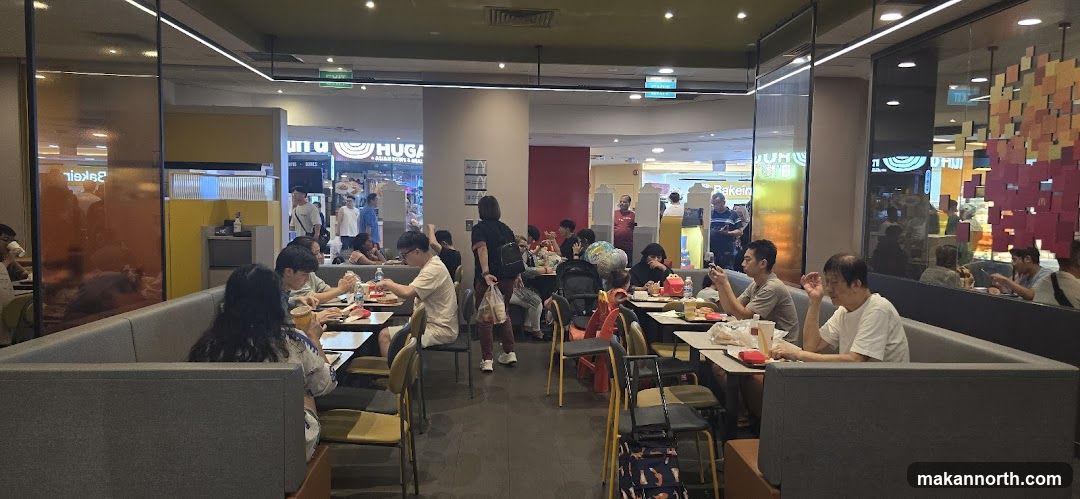 Diners at a Fast Food Restaurant