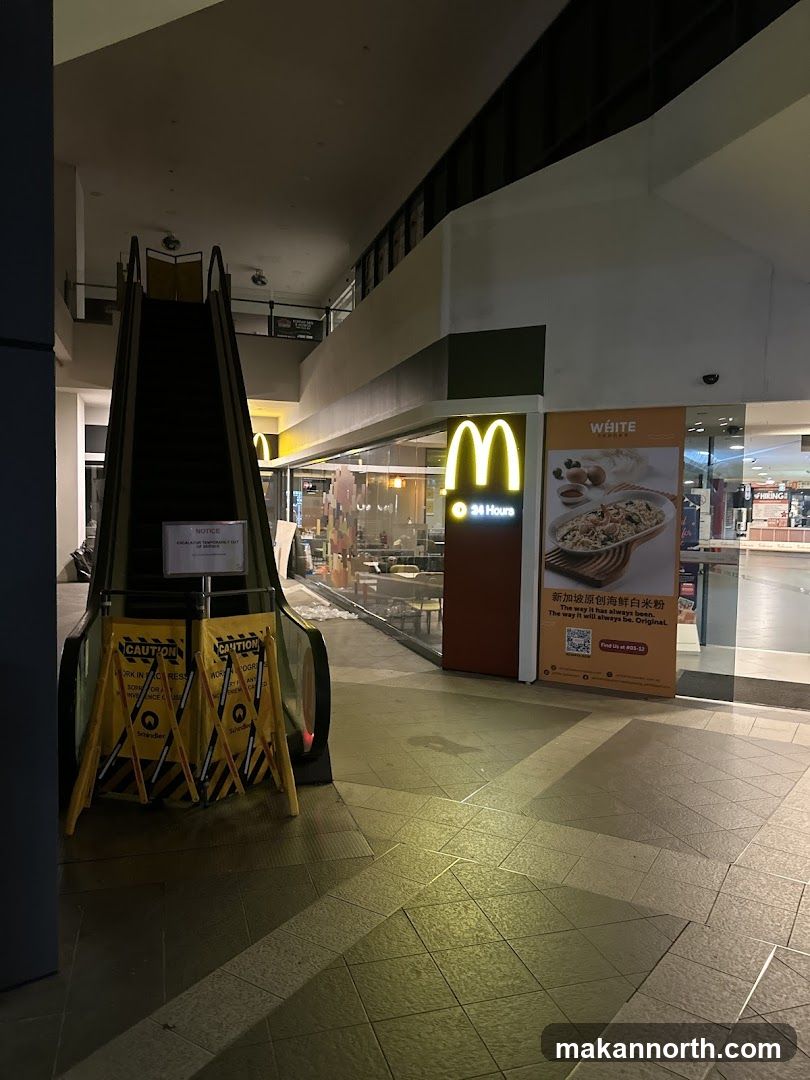 McDonald's Storefront with Advertisement