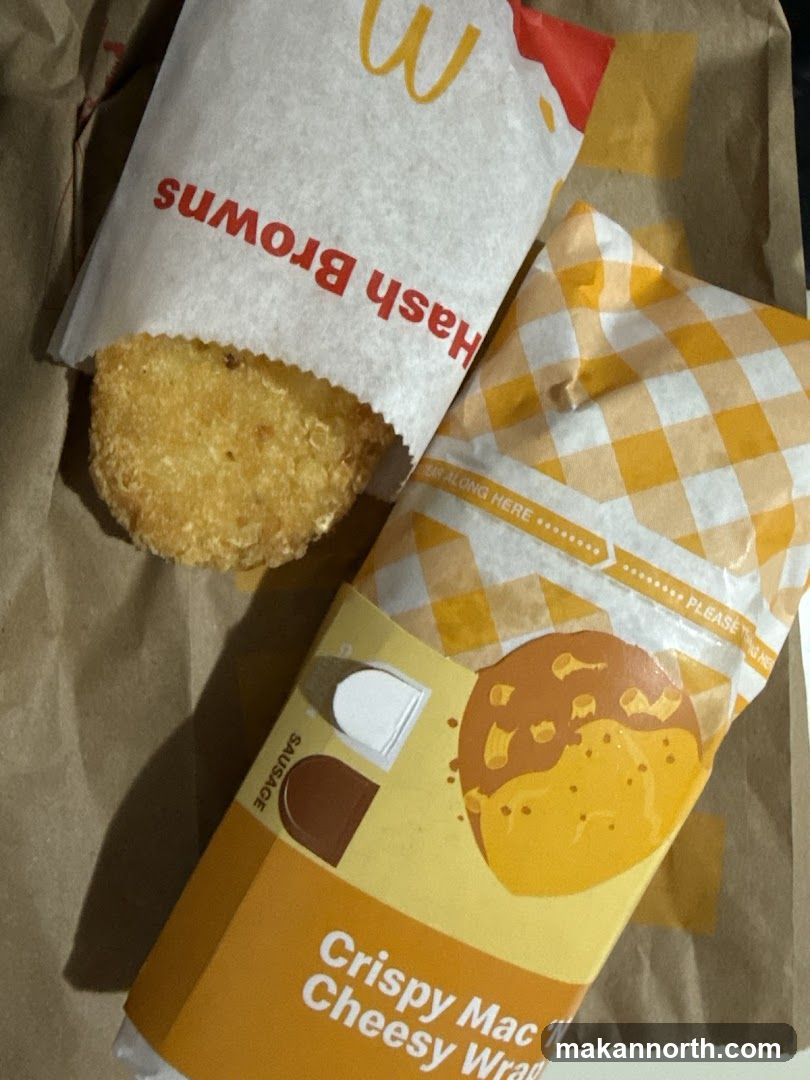 McDonald's Breakfast and Wrap