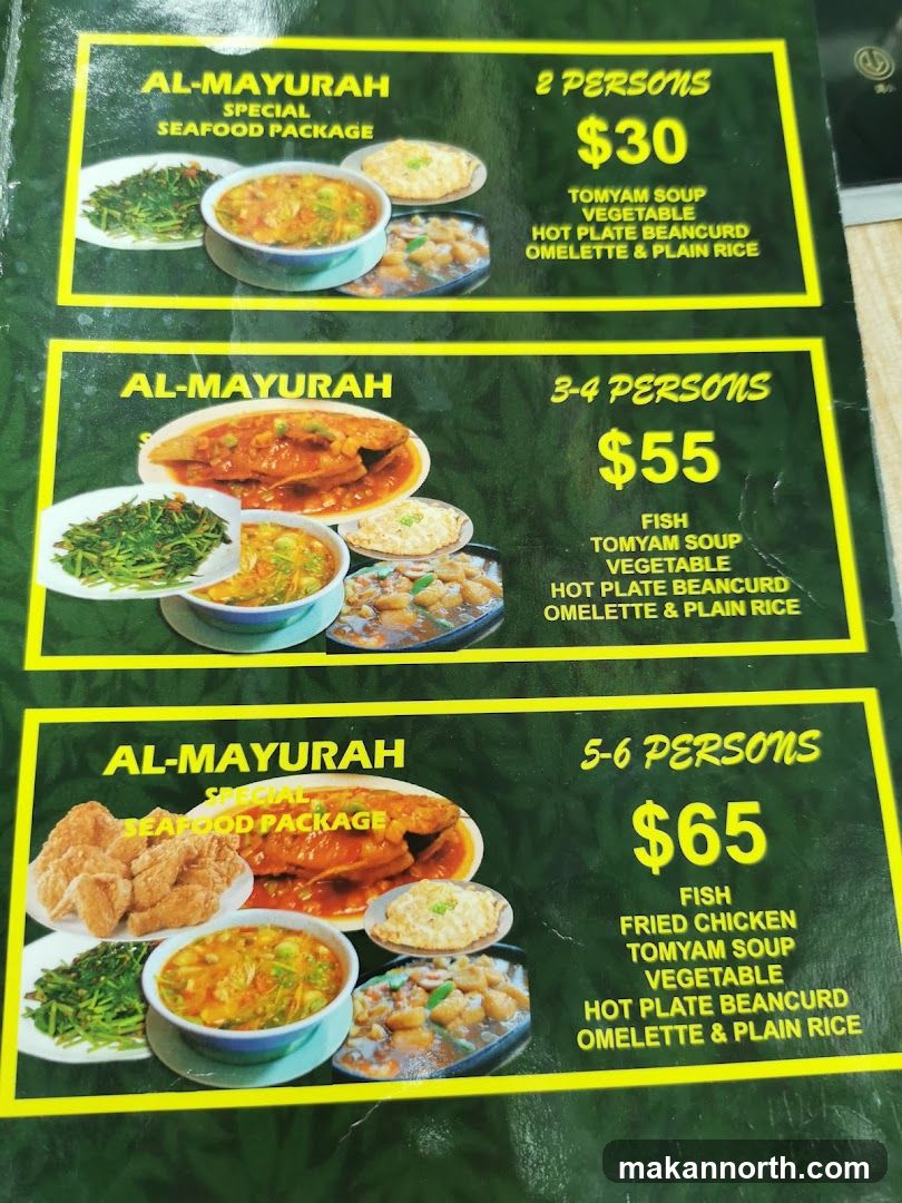 AL-MAYURAH SPECIAL SEAFOOD PACKAGE