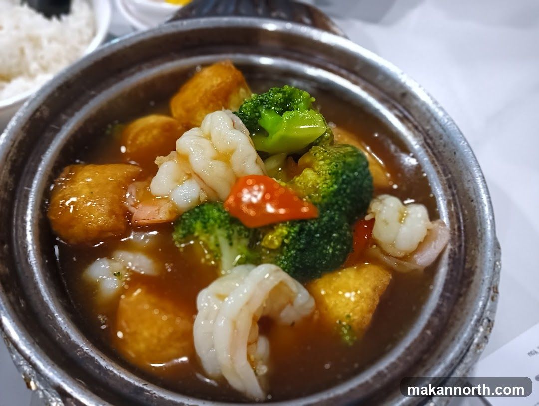 Shrimp and Tofu Casserole