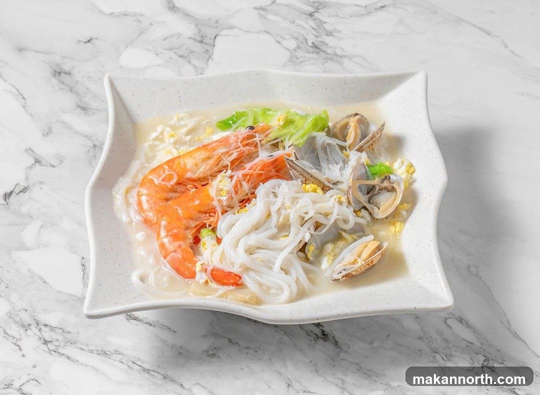 Seafood Noodle Dish