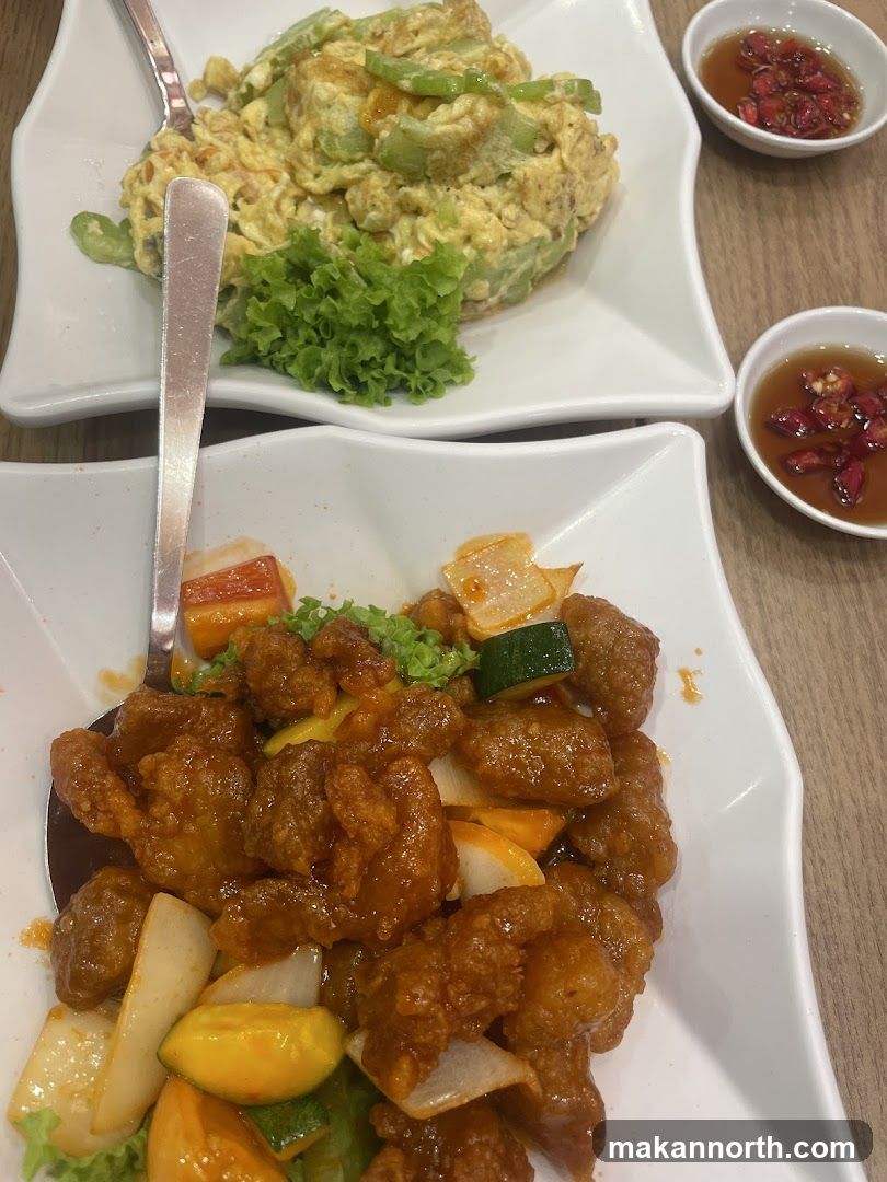 Sweet and Sour Pork and Bitter Melon Omelette