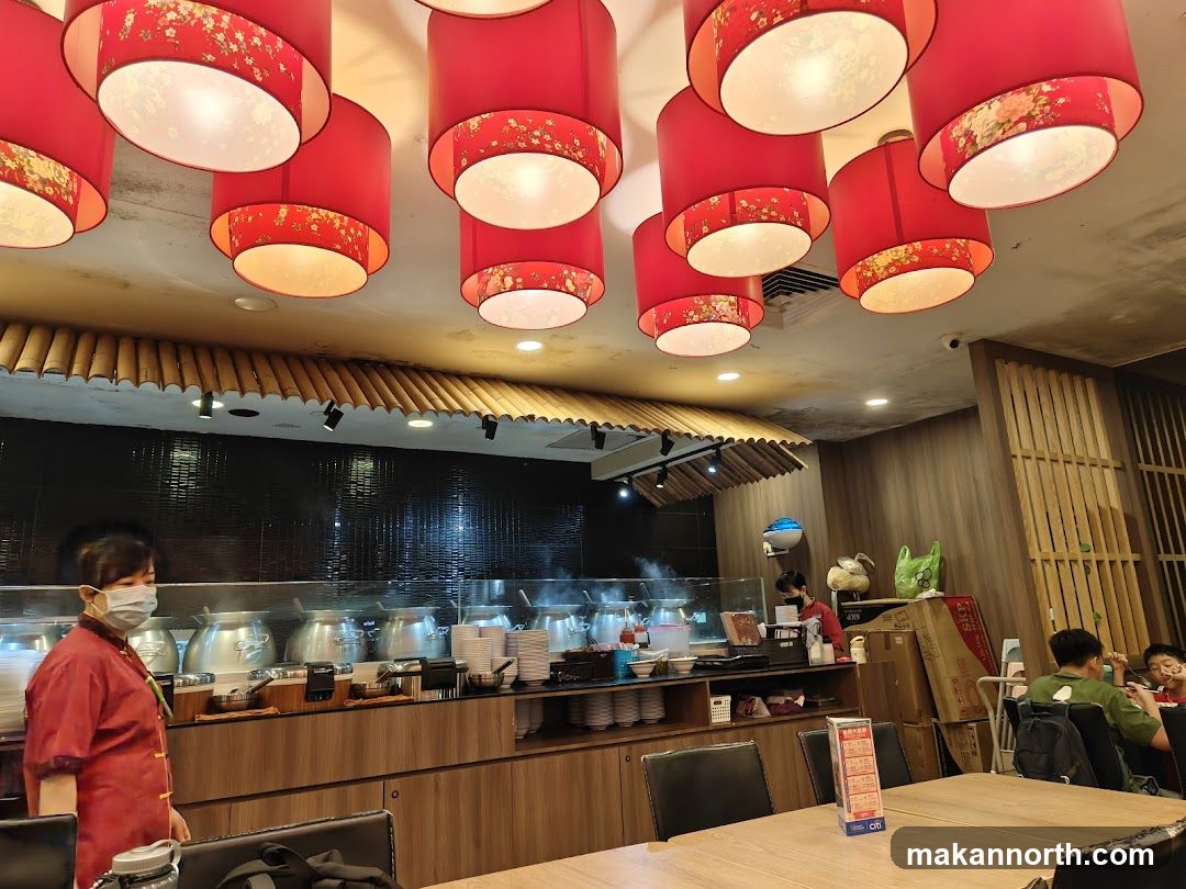Restaurant Interior with Food Service Area