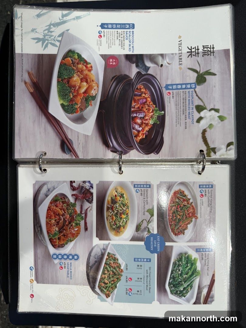 Vegetable Menu