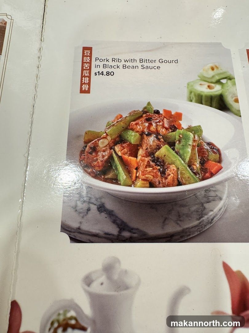 Pork Rib with Bitter Gourd in Black Bean Sauce