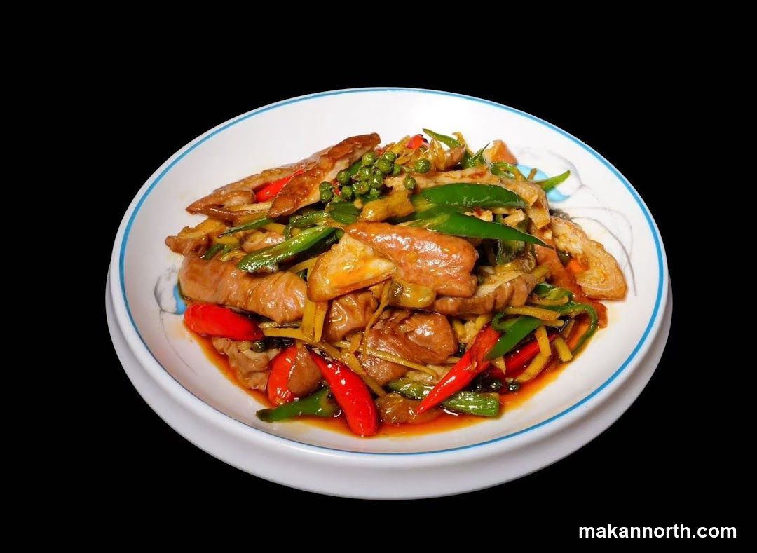 Stir-fried Pork Belly with Chili and Ginger