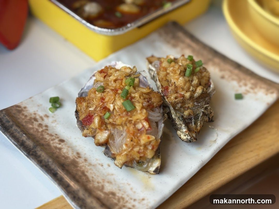 Oysters with Toppings