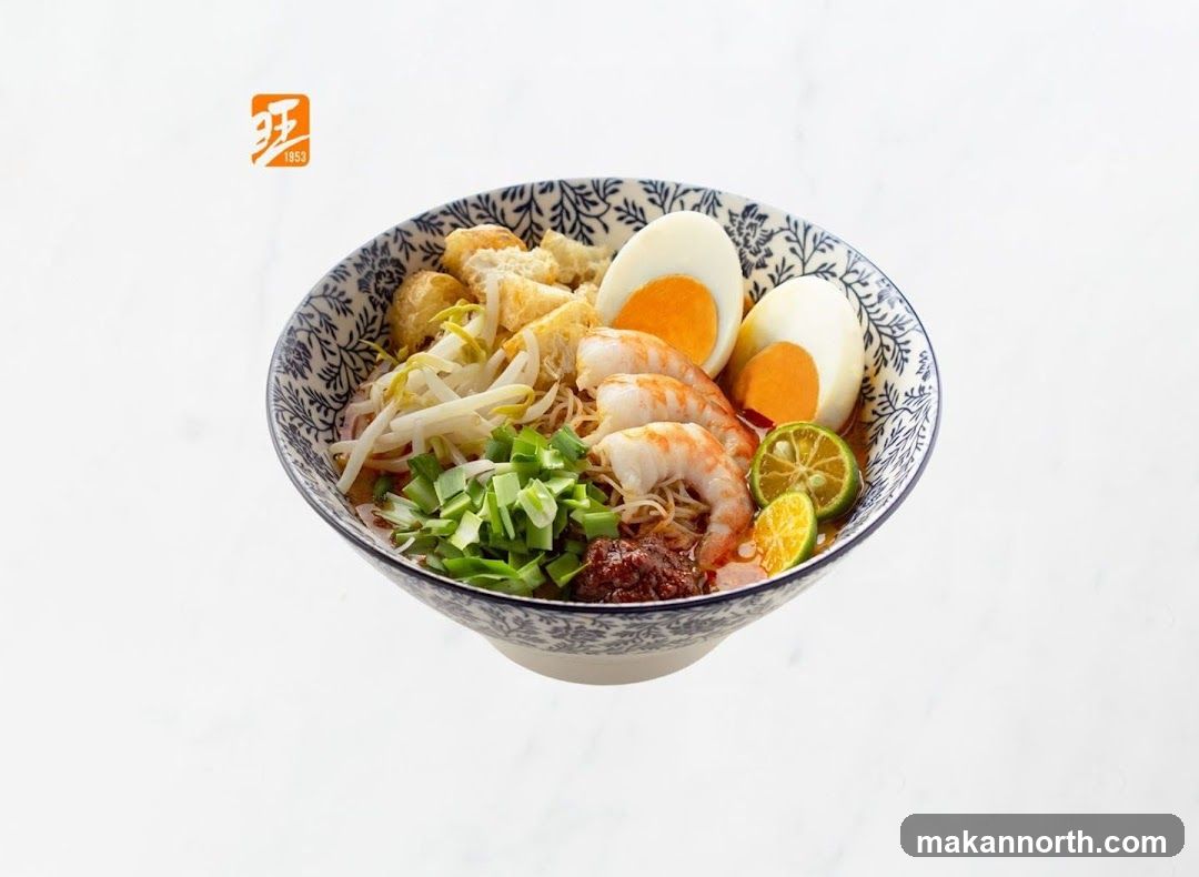 Laksa with Shrimp and Egg