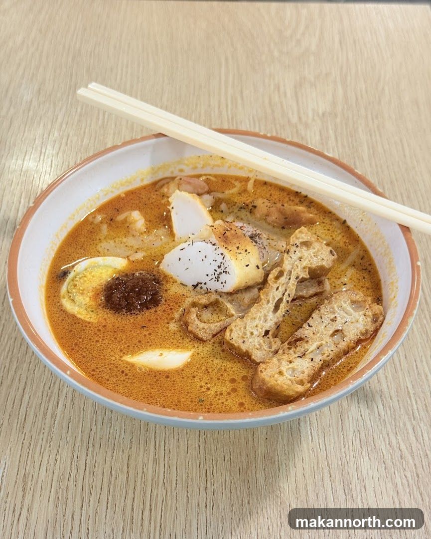Laksa with Chopsticks