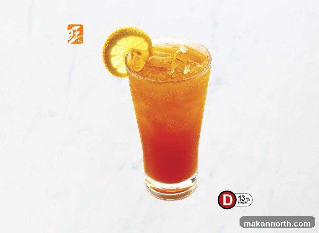 Orange Drink with Lemon Slice