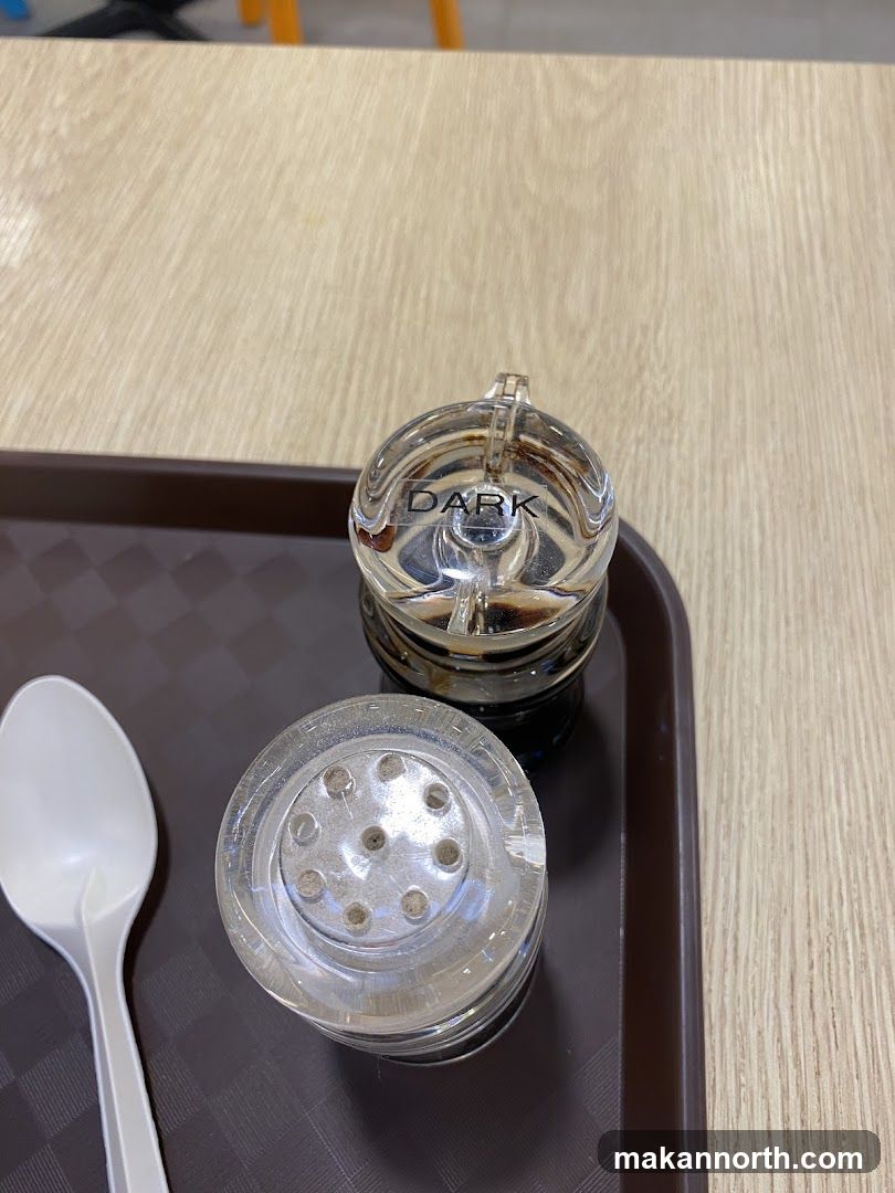 Condiment Set on Tray