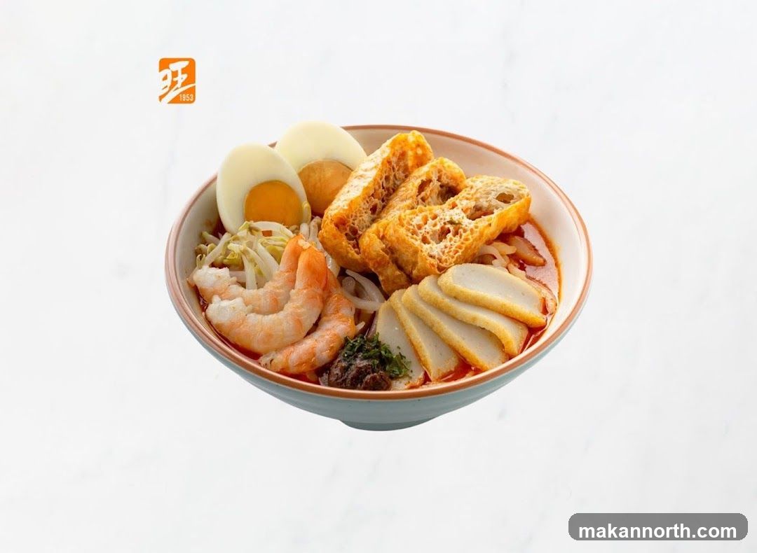Laksa with Shrimp and Egg