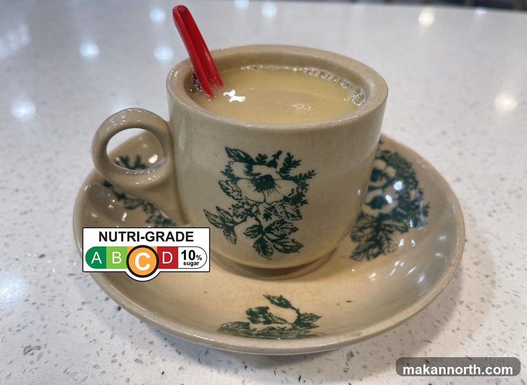Beverage with Nutri-Grade Label