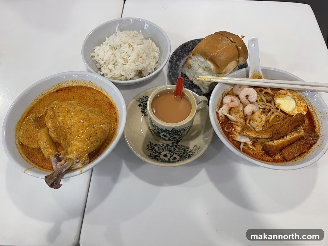 Curry Chicken and Laksa Meal