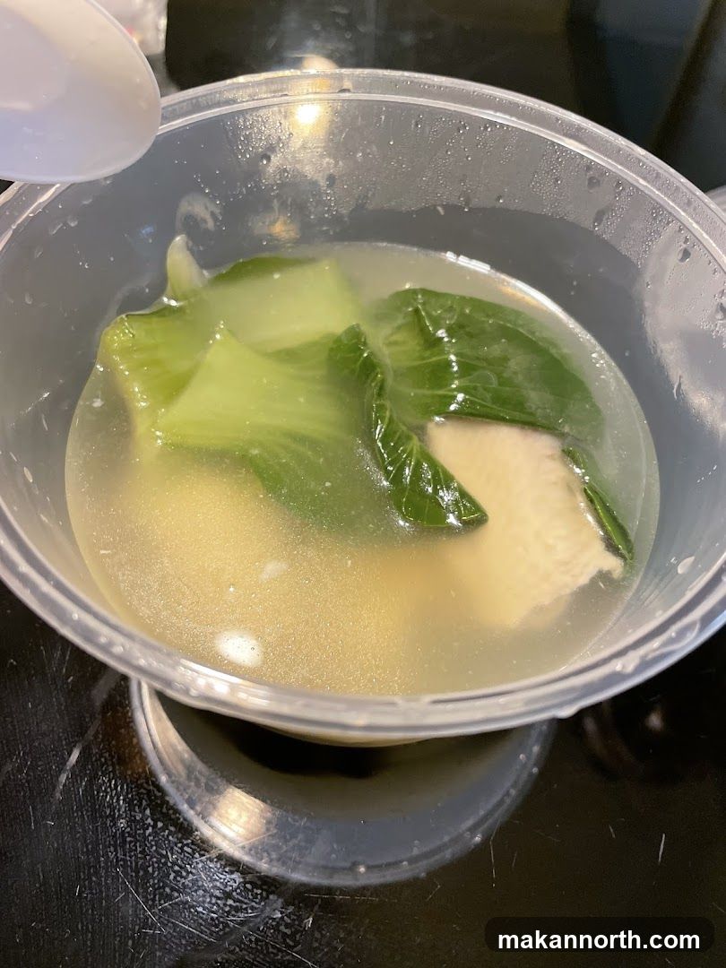 Soup with Bok Choy and Meat