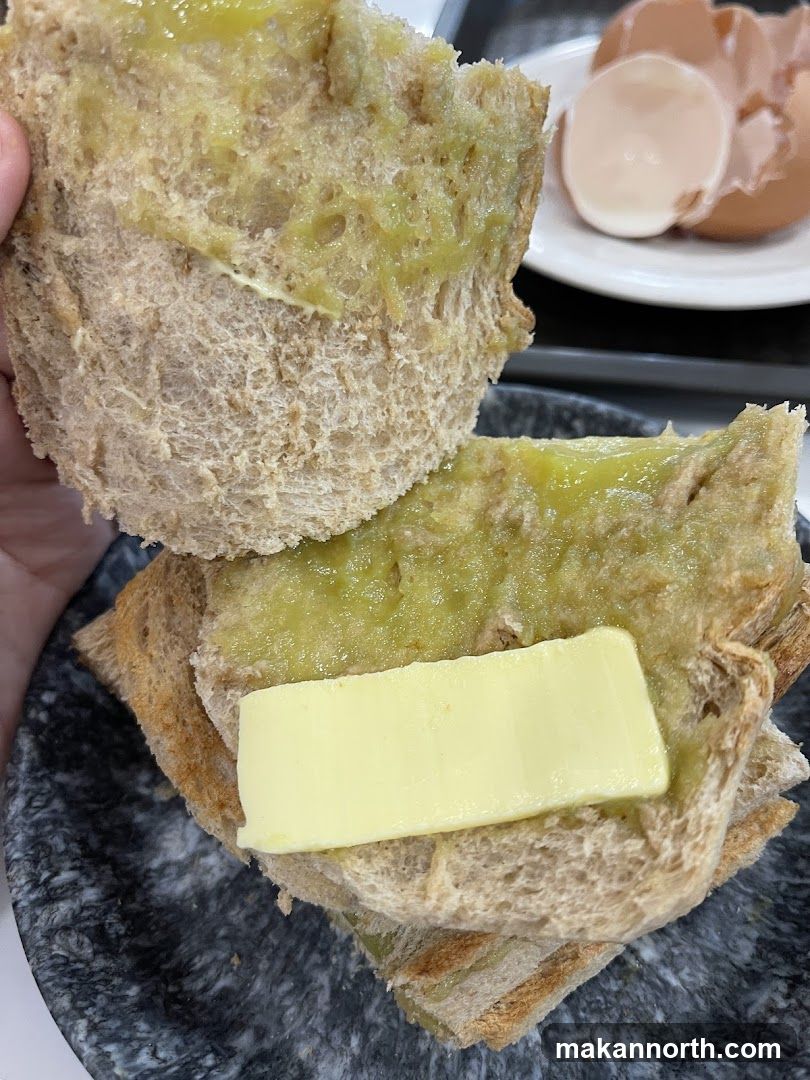 Toast with Butter and Kaya