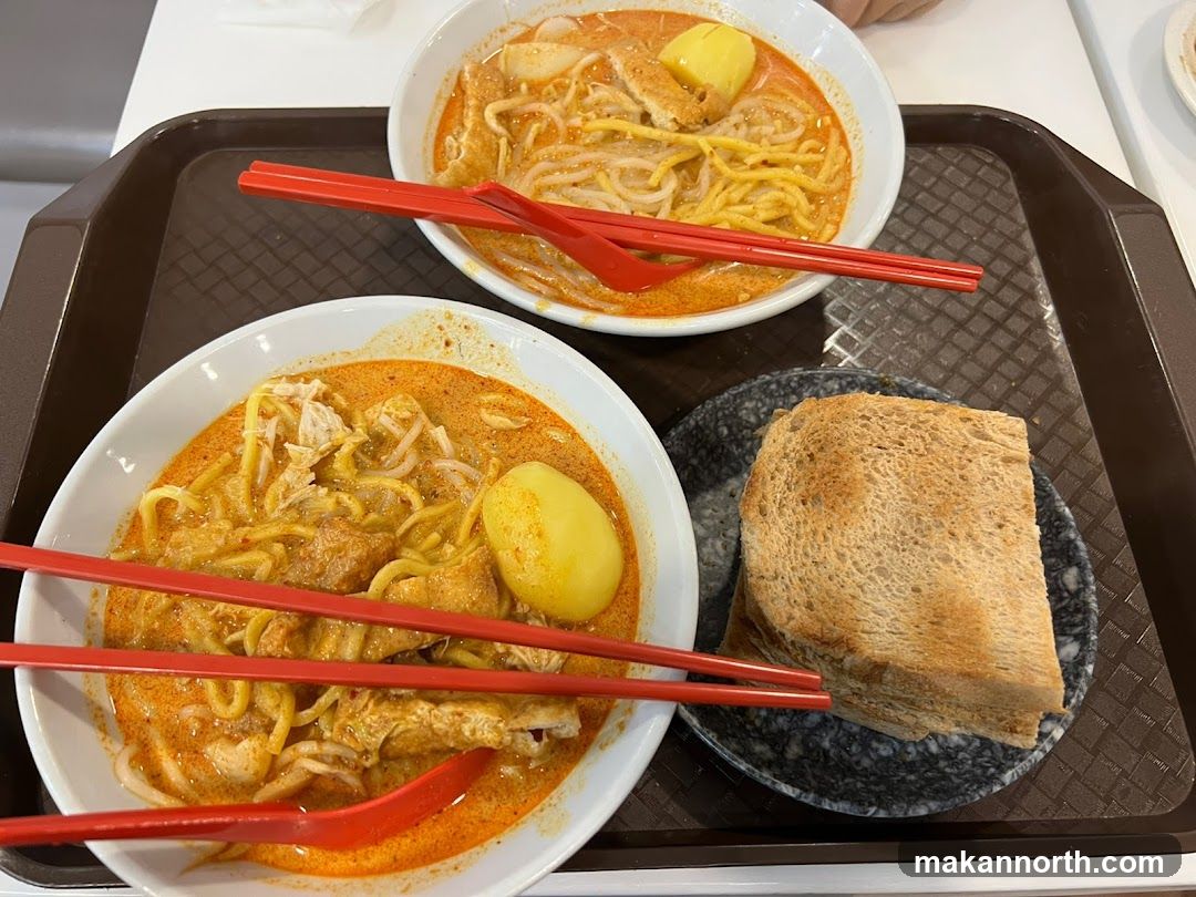 Curry Noodles and Toast