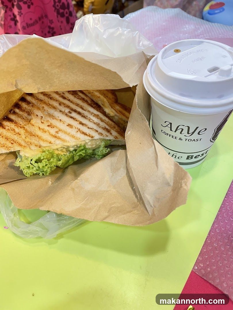 Sandwich and Coffee
