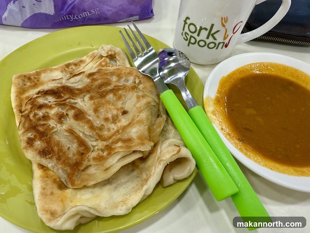 Roti Prata with Curry