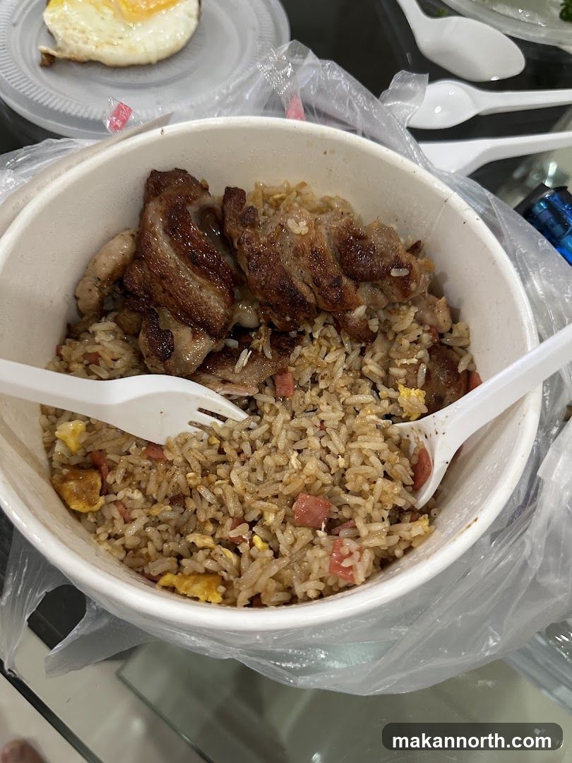 Fried Rice with Meat and Egg