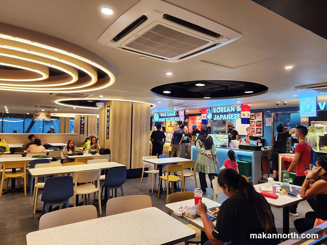 Food court with various stalls
