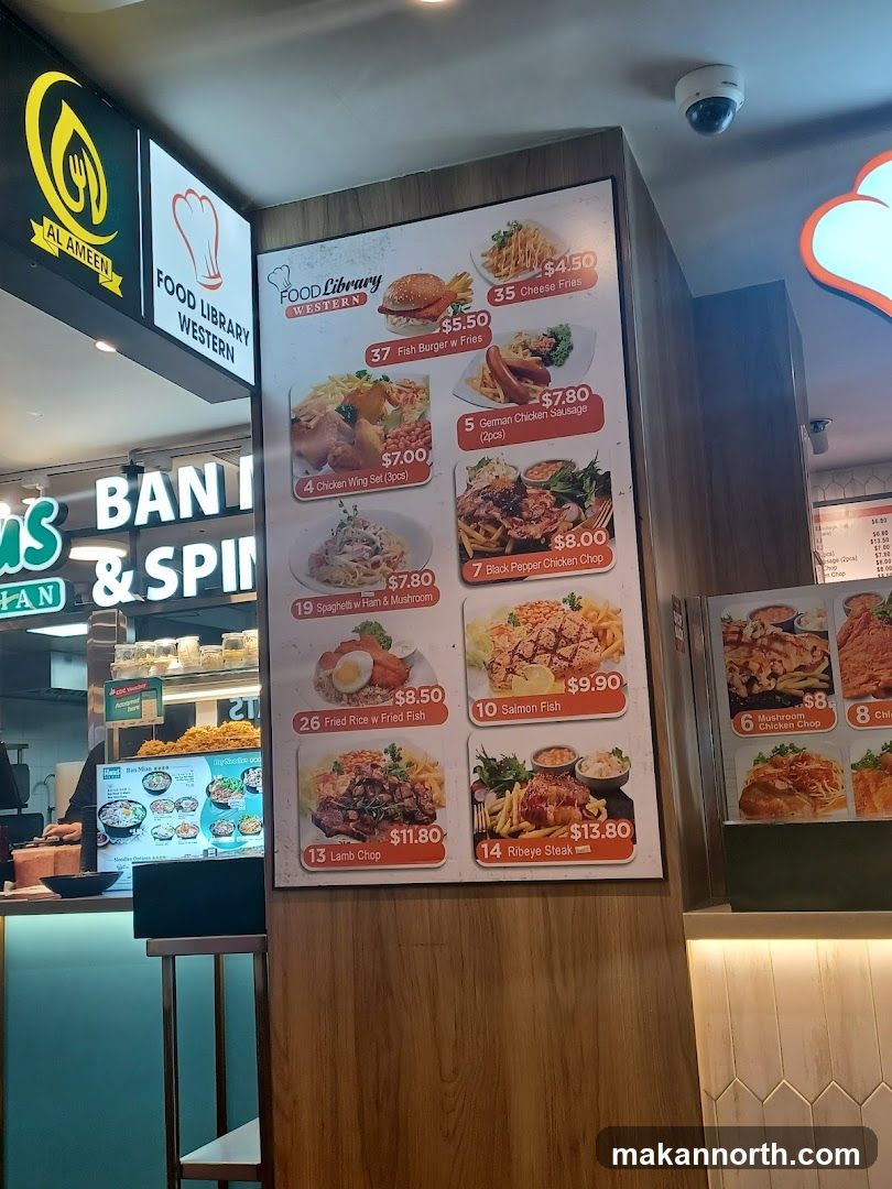 Food Library Western Menu