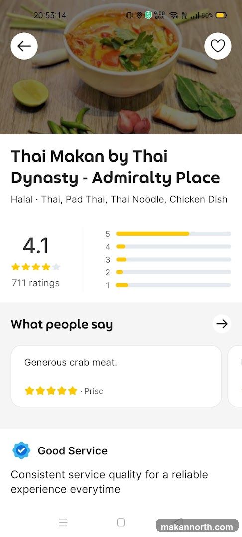 Thai Makan by Thai Dynasty - Admiralty Place