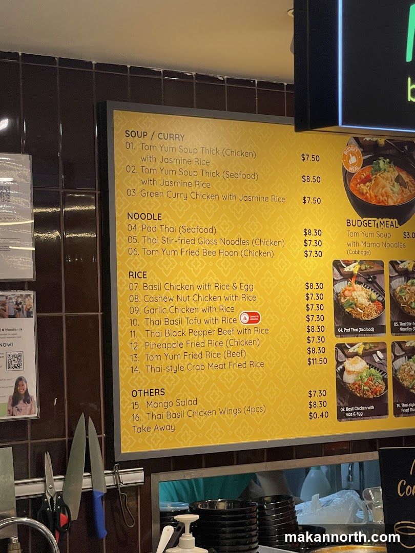 Thai Menu