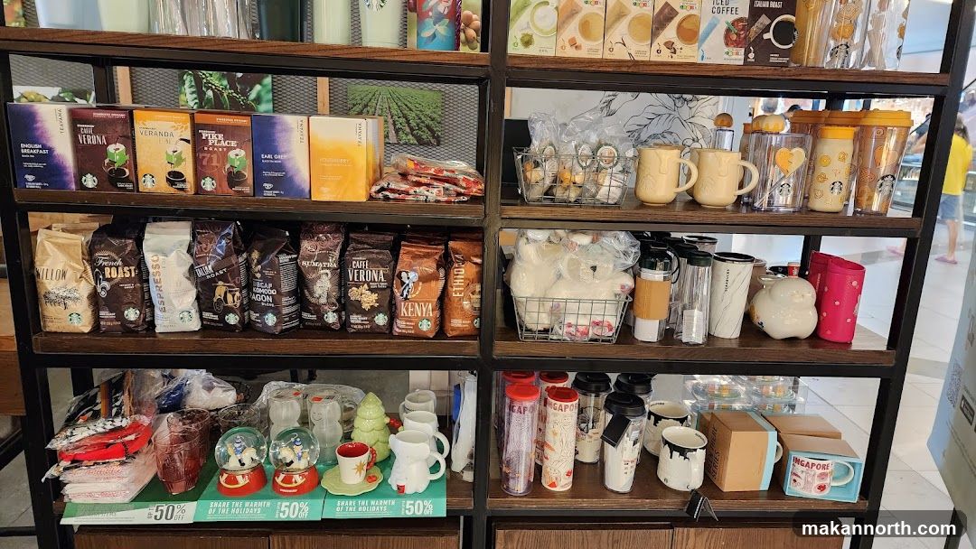 Coffee and Merchandise Display