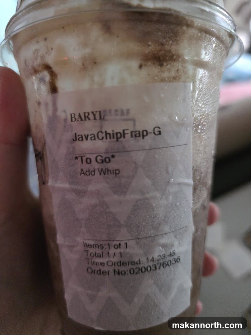 Beverage Order Sticker