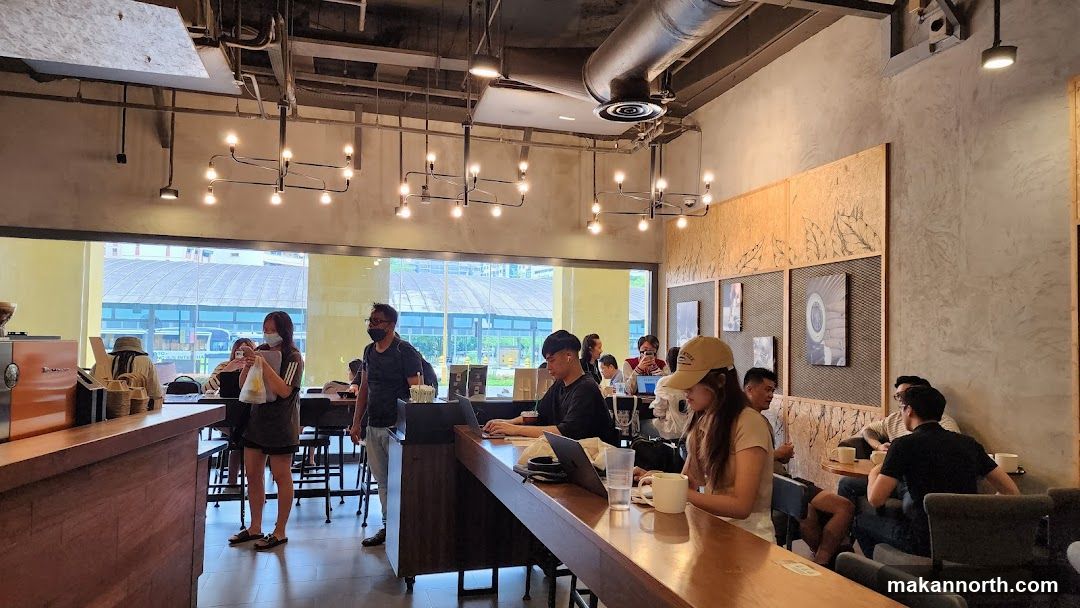 Interior of a coffee shop