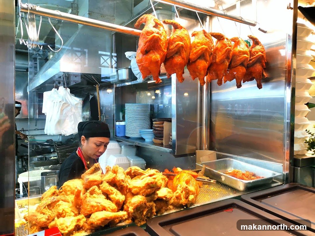 Roast and Fried Chicken Display