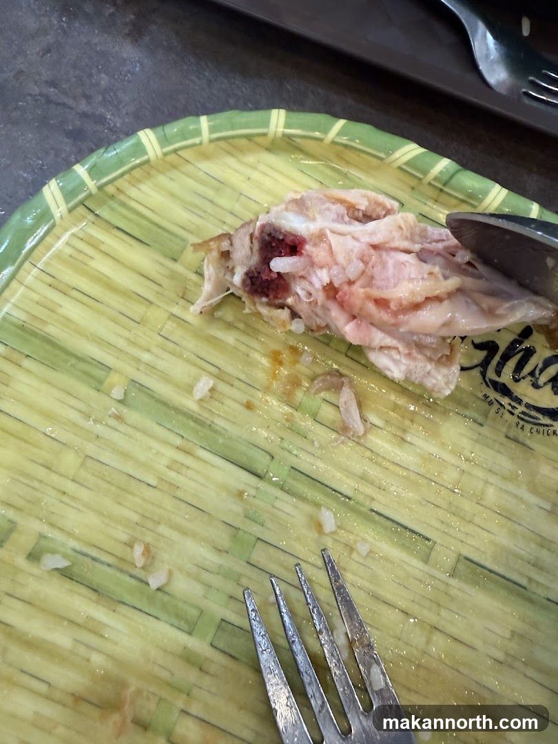 Partially Eaten Chicken Dish