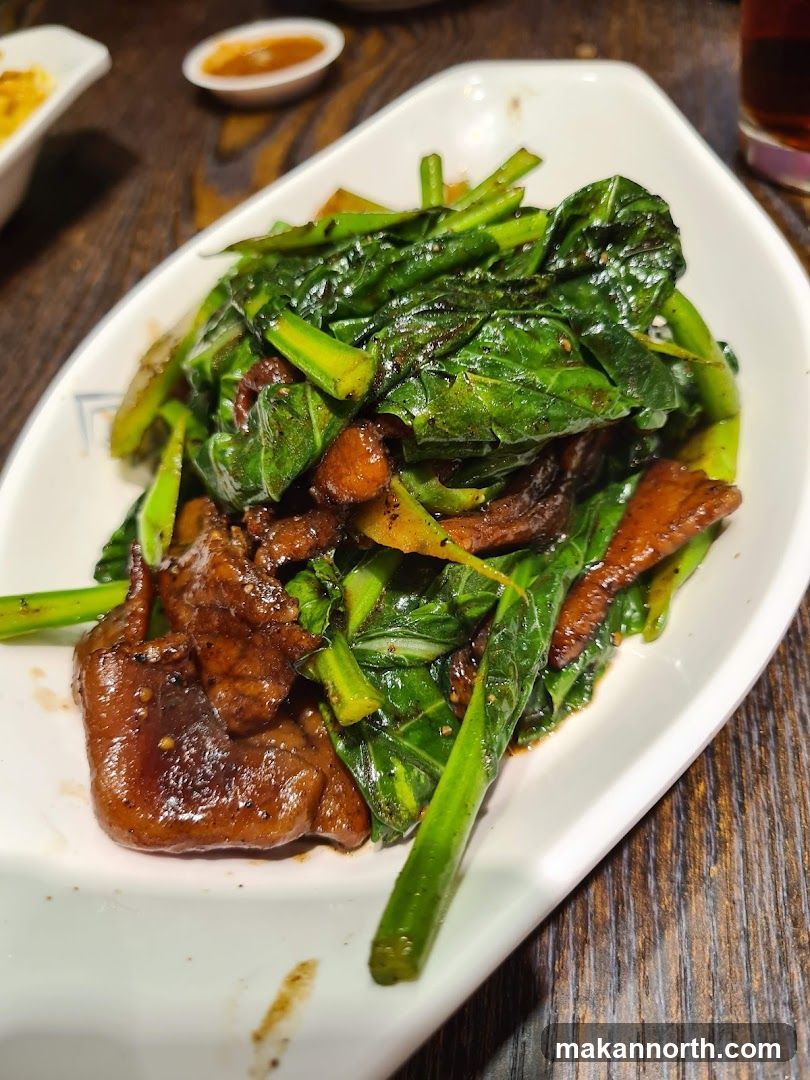 Stir-fried Greens with Meat