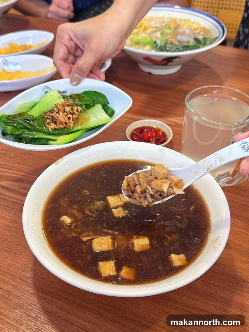 Table with various dishes