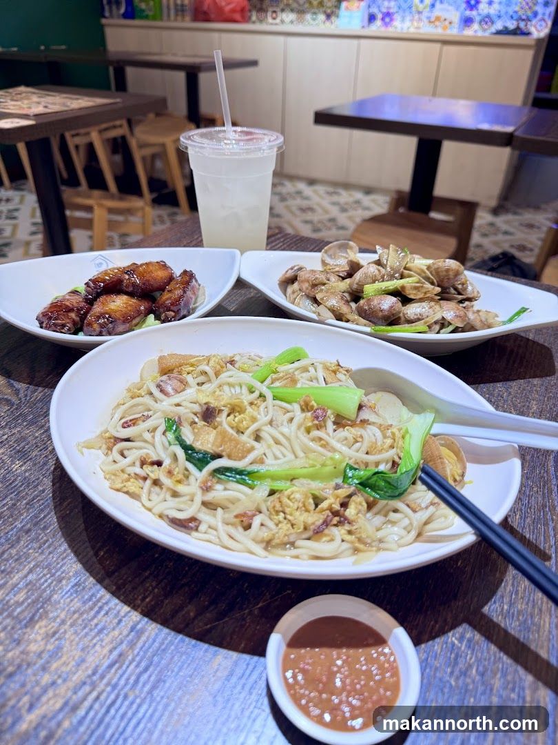 Noodles, Wings, and Clams