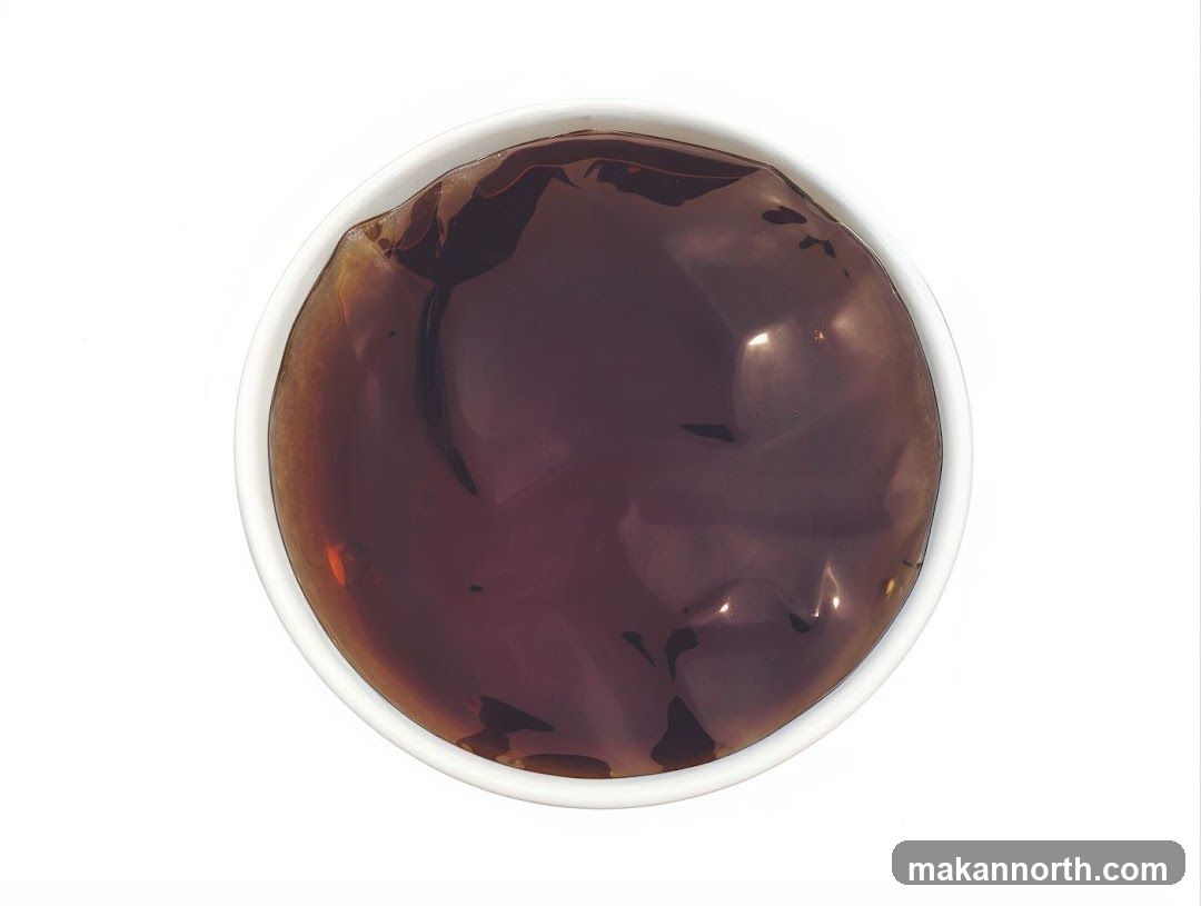 Dark Jelly in a Bowl