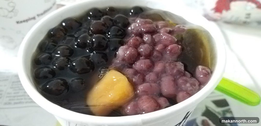 Dessert with Boba and Red Beans